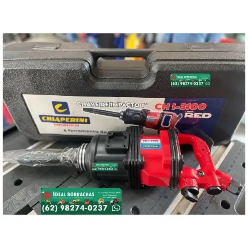 Chave impacto pneumatica 1 " - 310kgf - com maleta + acessorios
