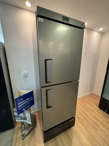 Gela caneca 2 portas interior aço inox Gelopar 