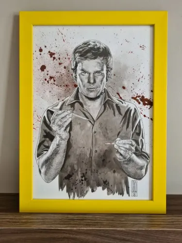 Arte Original Dexter por Alexandre Tso (A4)