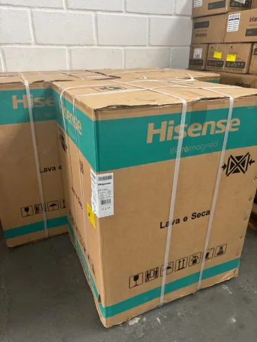Lava e Seca Hisense 11Kg WD3S11 Branca Inteligente Com Wi-Fi 127V