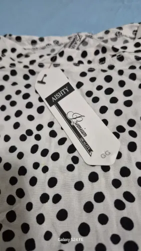 Camisa Feminina Poá Premium Aishtty