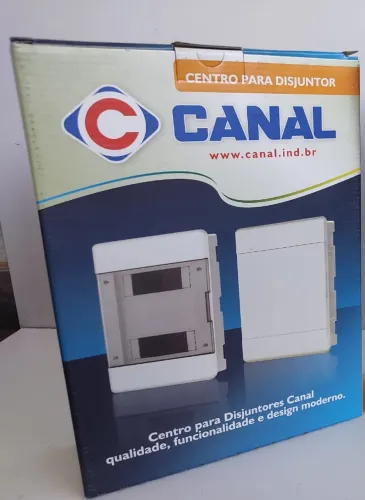 Centrinho Caixa Distribuição Branco 12 Disjuntor Nema 16 Din