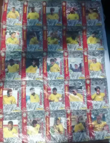 Futcards Coca Cola 1997 jogadores de futebol 