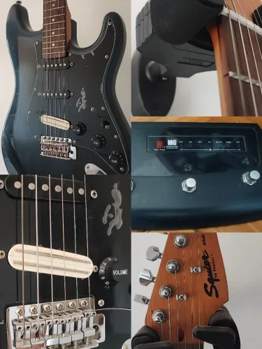 Guitarra + amplificador+ pedaleiras + capa