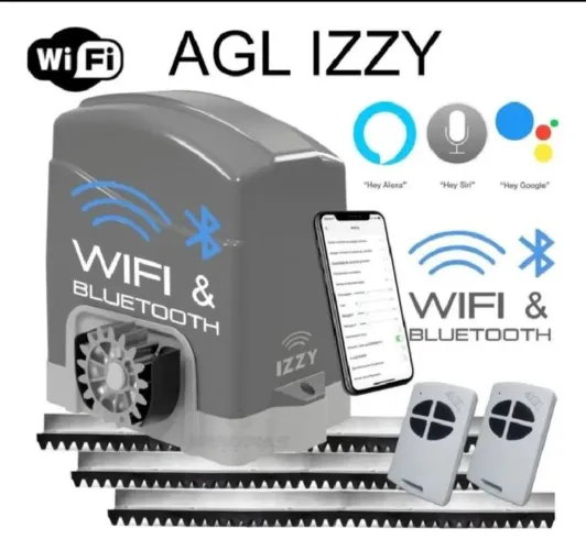 Motor para Portão Automático AGL Izzy WiFi e Bluetooth