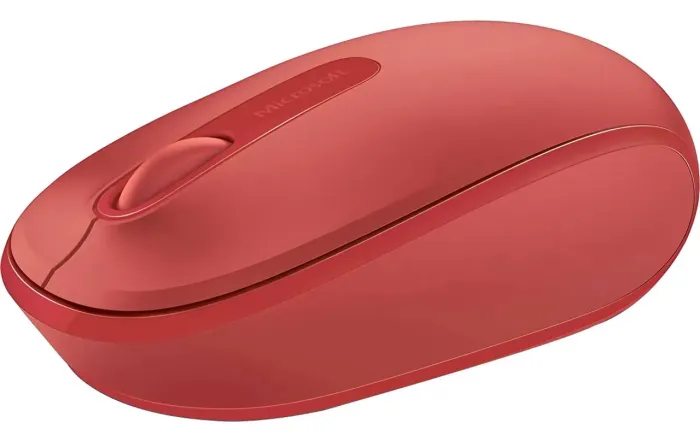 Mouse móvel sem fio Microsoft  - vermelho flamejante.
