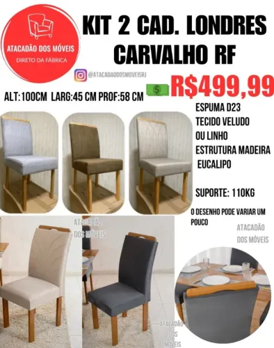 Cadeiras Londres