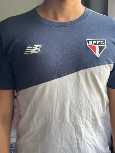 Camiseta Viagem São Paulo New Balance 2024 SPFC
