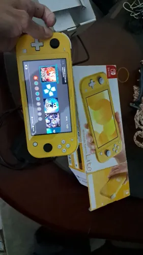 Switch lite desbloqueado 128gb(faço envio)