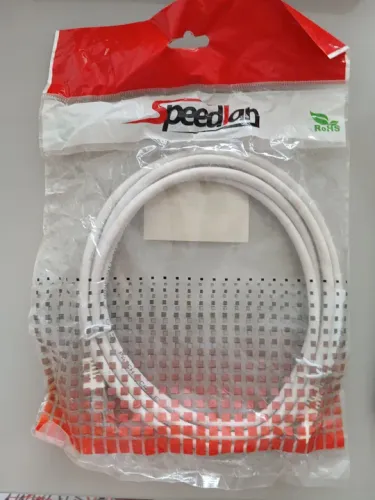 Cabo de Rede RJ45 SpeedLAN 1 Metros Branco