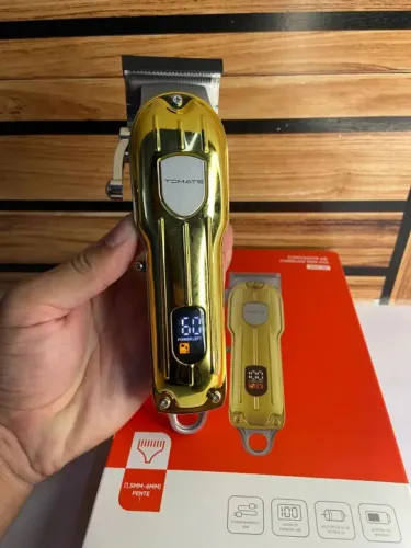 Máquina de cortar cabelo/barba profissional tomate 