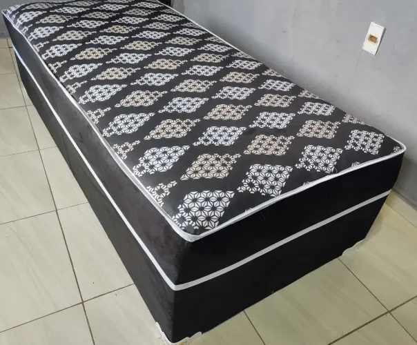 Cama de solteiro espuma alta