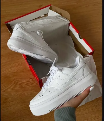 Tênis Nike Court Vision Alta - Branco