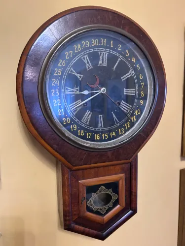 Relógio de parede Ansonia Calendar Clock