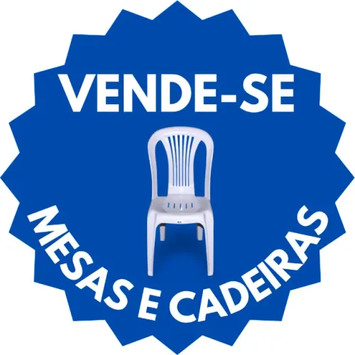 VENDE-SE MESAS E CADEIRAS DE PLÁSTICO I SEMINOVAS