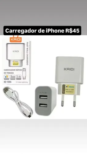 Carregador de iPhone