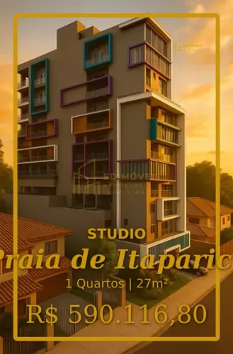 Studio em Praia de Itaparica | Compacto e funcional, alta liquidez