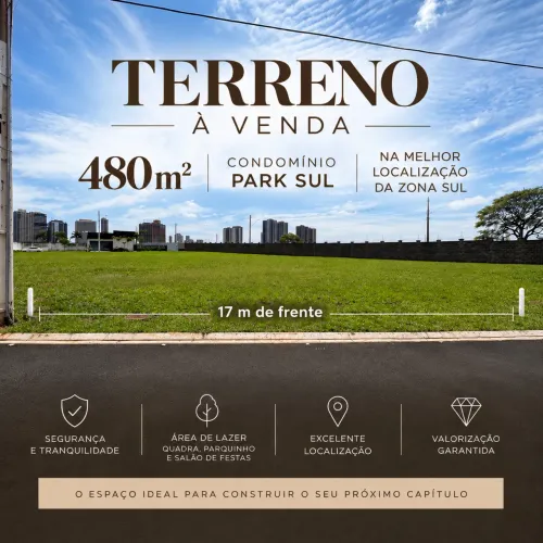 Vendo terreno em condomínio fechado na Zona Sul de Uberlândia