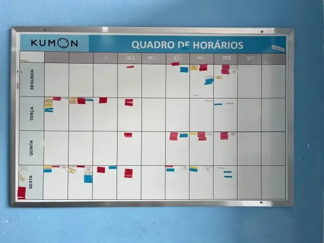 Quadro de Horários Kumon