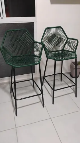 2 cadeiras de fibra