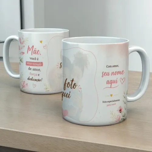 Caneca Dia das Mães Personalizada do seu jeito
