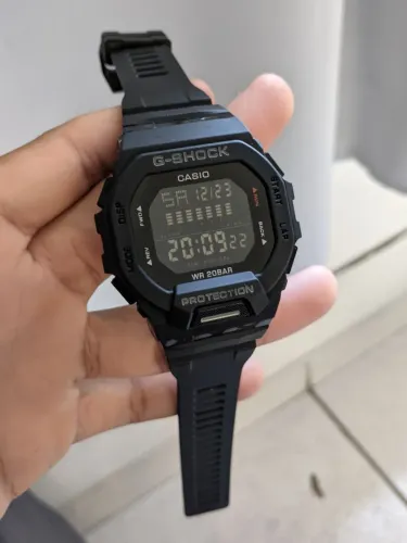 Relógio Masculino Resistente à Água Casio G-Shock Preto