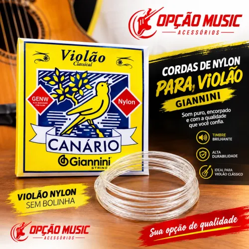 Cordas de náilon pra violão