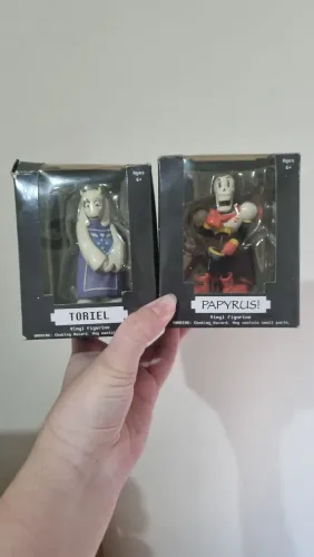 Undertale figures bonecos de ação papyrus e toriel
