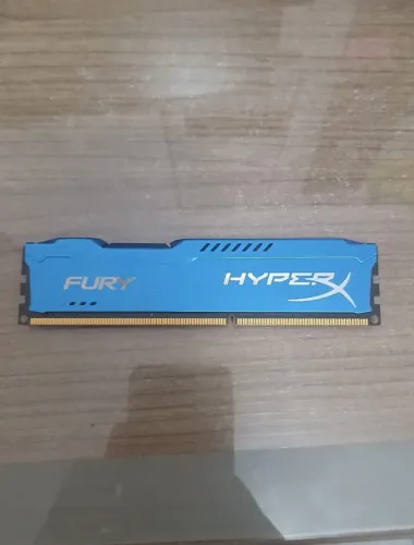 Memória RAM HyperX Fury, 4GB, 1600MHz, DDR3, CL10, Azul - HX316C10F/4