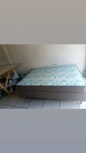Cama box casal de mola
