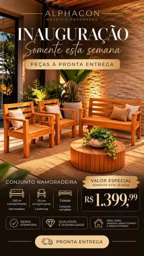 Bancos de jardim