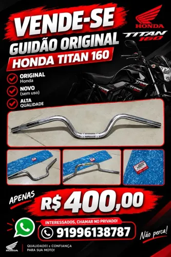 Guidão Titan 160 original novo