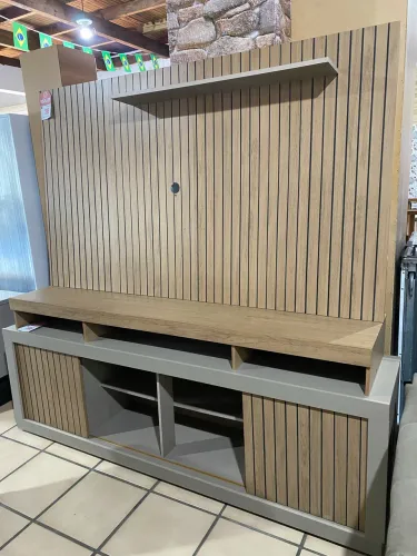 Rack + painel ripado