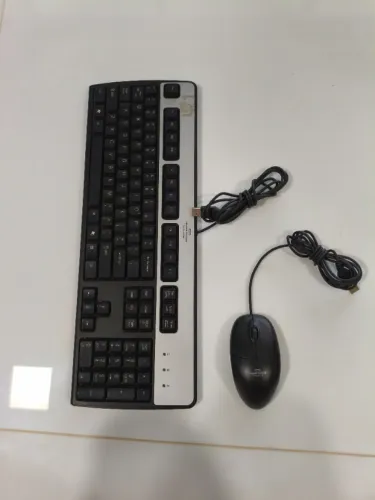 Teclado e Mouse HP Enterprise - Linha Profissional Original