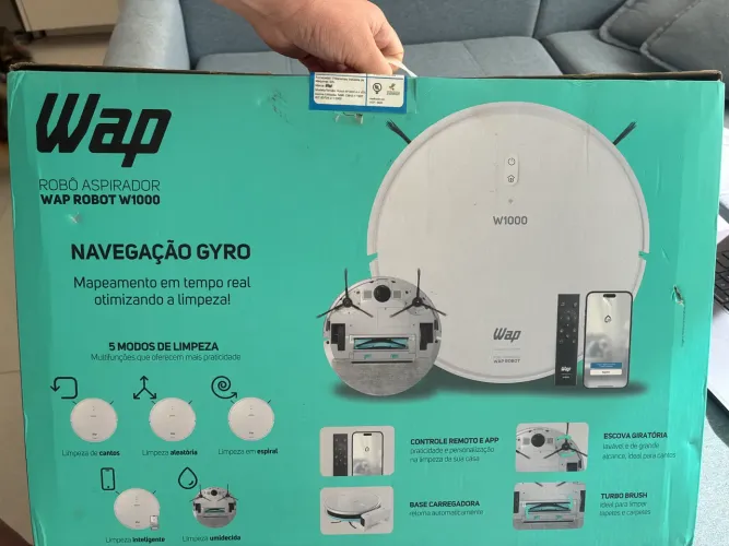 WAP 1000 robô aspirador novo