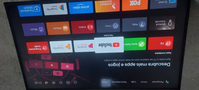 Tv smart 50" Android sony