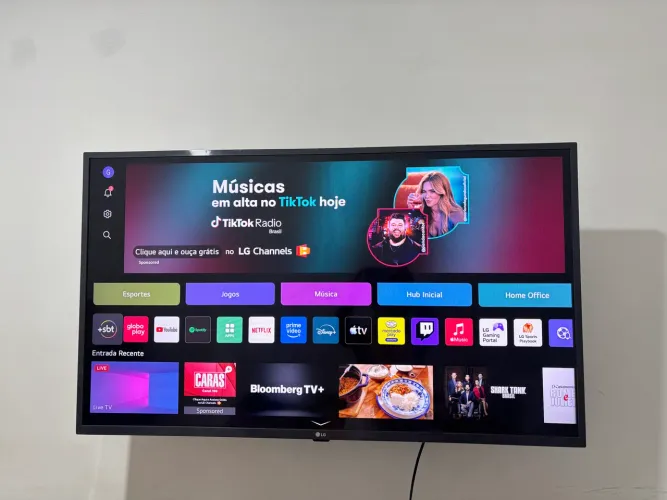 OPORTUNIDADE!!!   TV LG 43" Full HD Smart ThinQ AI semi nova!