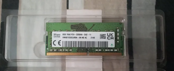 Memória RAM 8GB DDR4 3200MHz - Notebook