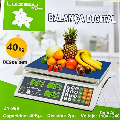 Balança digital 40 kilos. Nova de Fábrica