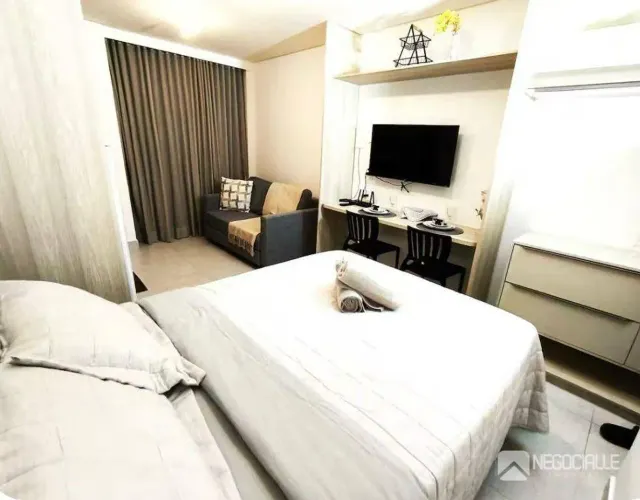 Flat com 1 dormitório para alugar, 28 m² por R$ 3.000,00/mês - Intermares - Cabedelo/PB