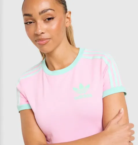 adidas Originals Camiseta Classic Slim Rosa