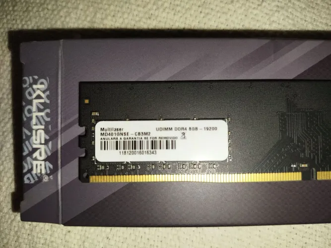 Memória ram 8gb 2133