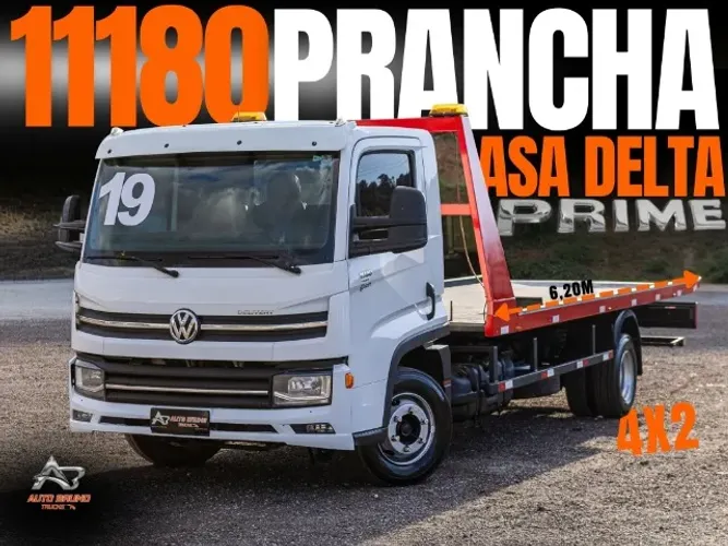 VW 11.180 PRIME 2019 - Prancha 6,20m com Asa Delta