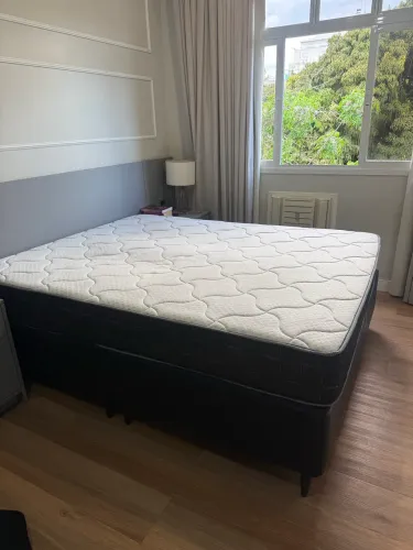 Cama + box queen Ortobom 