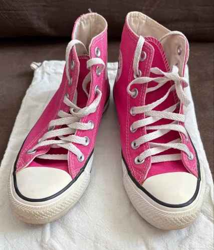 Tênis All Star Converse Chuck Taylor cano alto 33 unissex Rosa