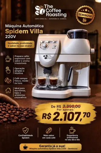 Maquina de Café Spidem Villa 220V - Seminova