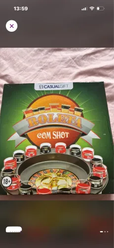 Roleta com shot casualgift