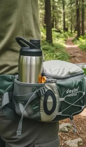 Pochete Deuter Trilha 7 Compartimentos Resistente Chuva (usada 1 vez)