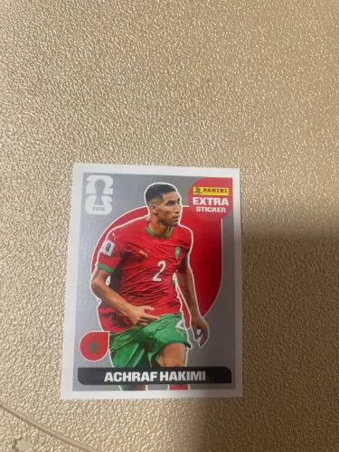 Figurinha copa hakimi prata 