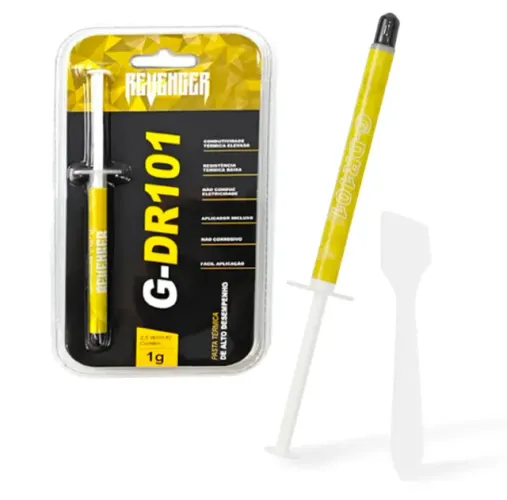 Pasta Térmica Prata 1g com Pazinha Revenger (Entrego)